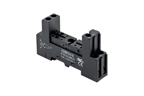 Монтажные колодки KIPPRIBOR PYF-012BE, PYF-022BE, PYF-112BE, PYF-122BE (для 1- и 2-контактных промежуточных реле серии MR)
