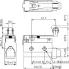 Габаритные размеры MTB4-MS7126